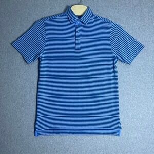 Bobby Jones X-H2O Men's‎ Blue Striped Golf Polo Shirt Size Medium